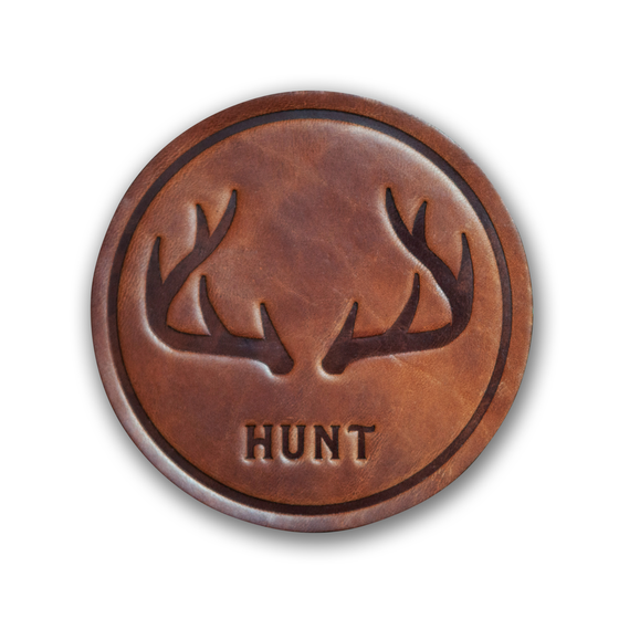 Hunt Leather Coaster