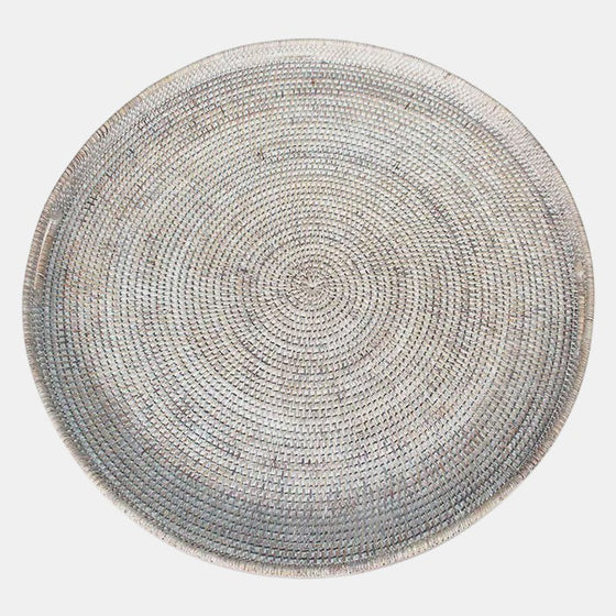 White Round Tray/Medium