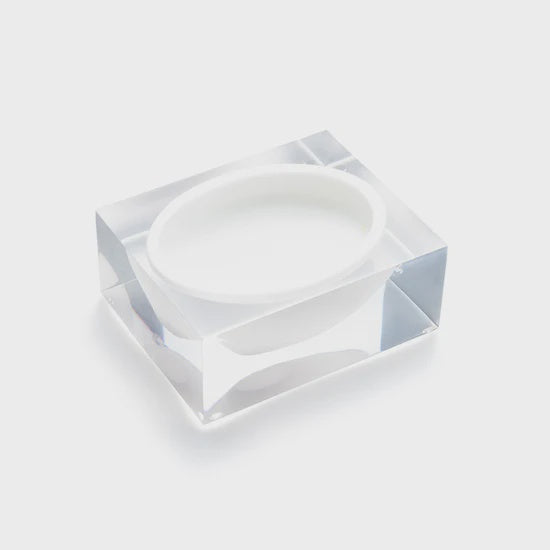 Block Bowl White