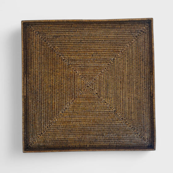 Brown Square Tray/Large