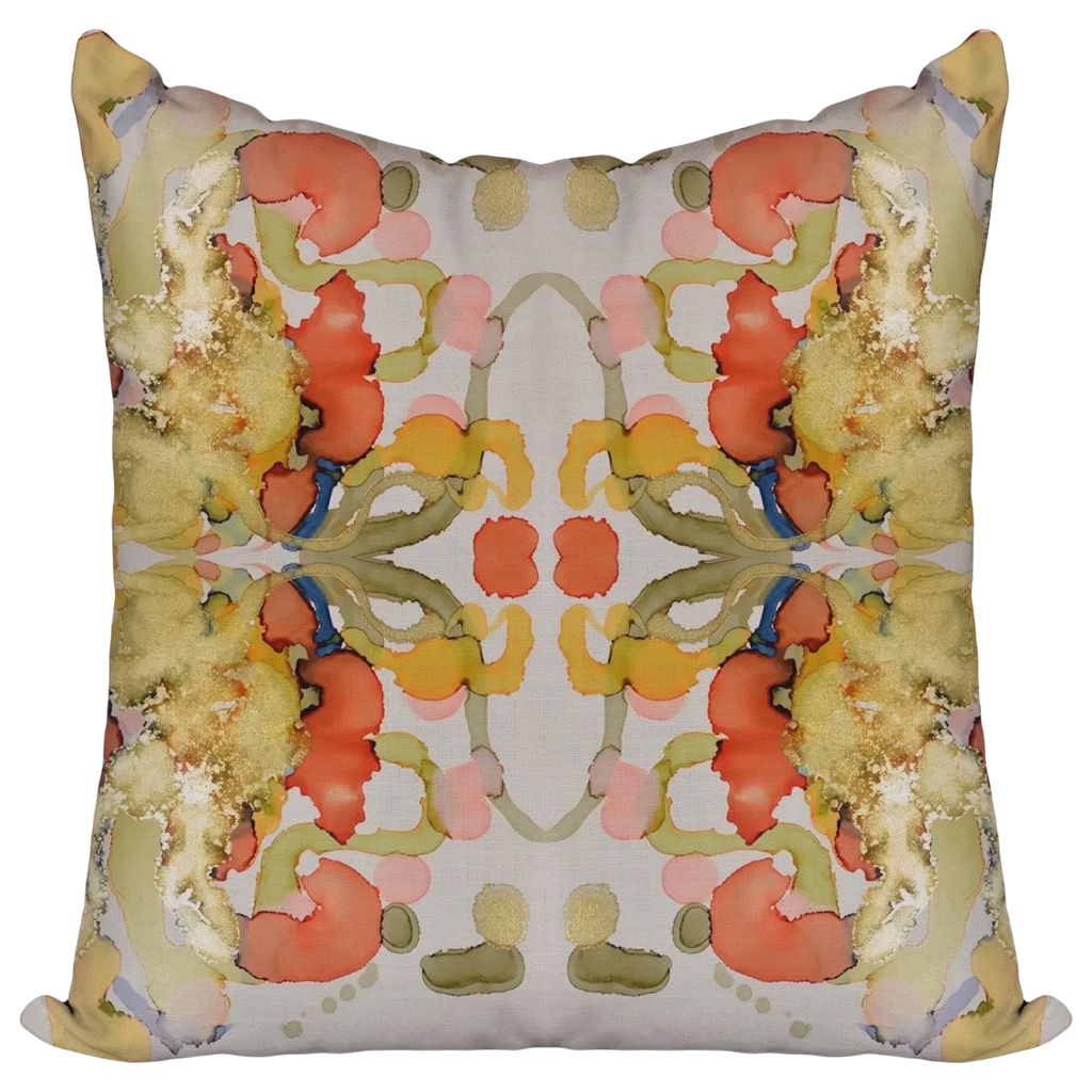 Citrus & Melon Pillow/22" x 22"