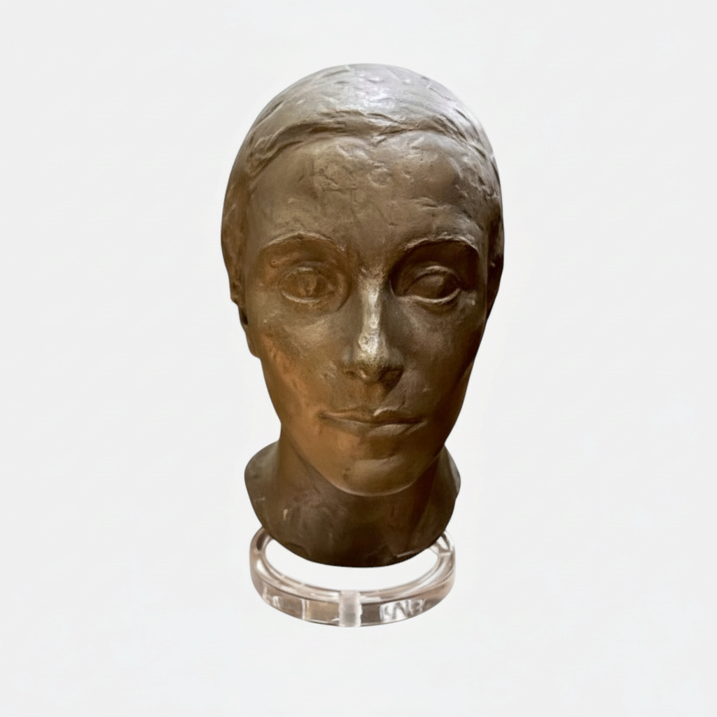Early 20th Century Bronze Bust by Guiton Knoop - Paris
