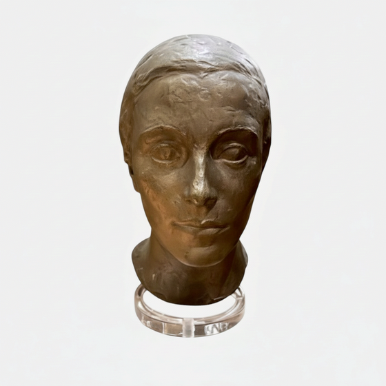 Early 20th Century Bronze Bust by Guiton Knoop - Paris