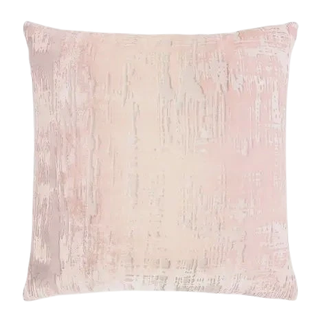 Brushstroke Blush Velvet Pillow/22"