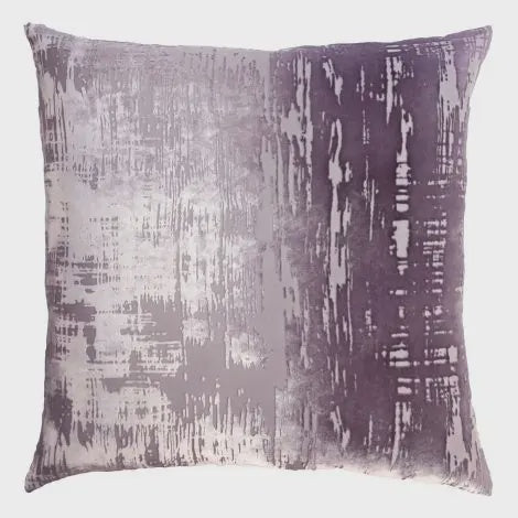 Brushstroke Thistle Velvet Pillow/22"