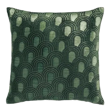 Endless Basil Velvet Pillow/22"