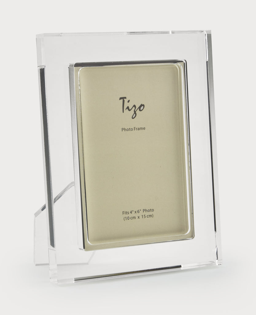 Lucite Frame Clear Border