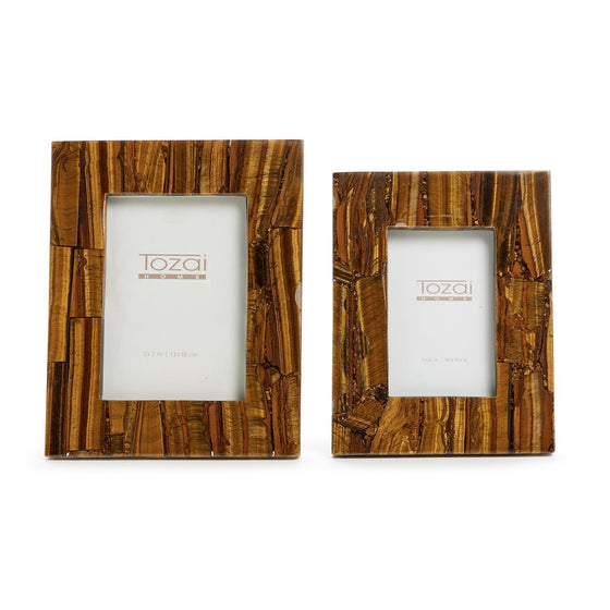 Tiger Eye Photo Frame, 4 x 6