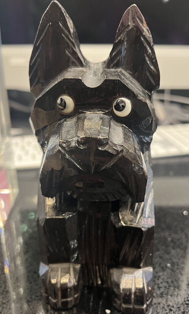 Carved Wood Dog