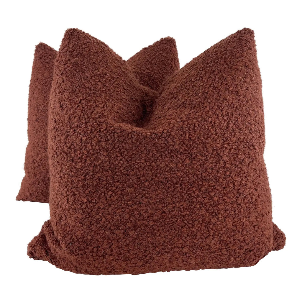 Kingswood Boucle Brick, Chelsea Textiles, 22"