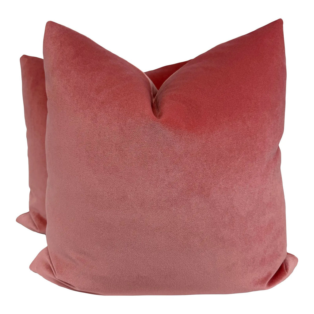 Coral Pink Velvet, 22"