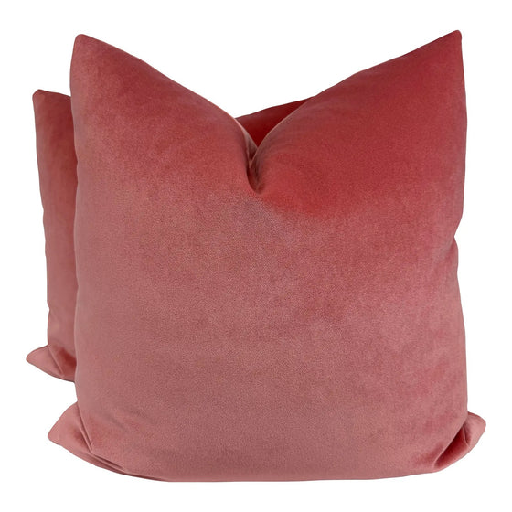 Coral Pink Velvet, 22"