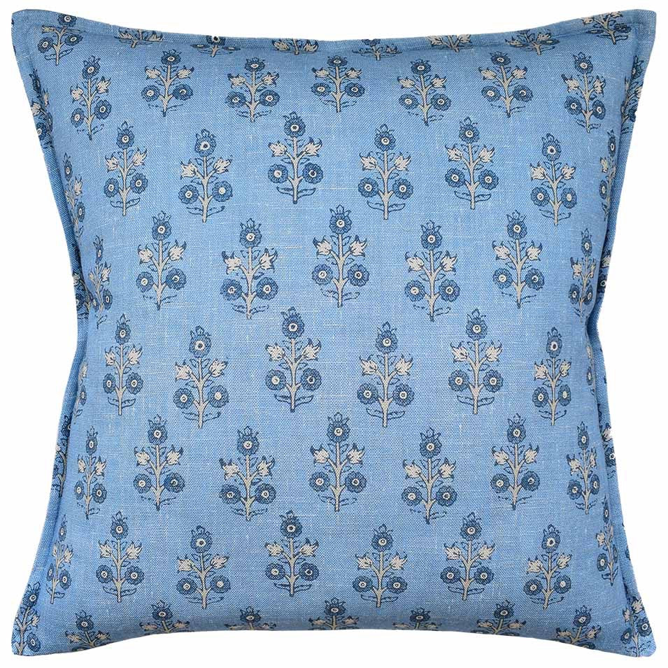 Poppy Sprig Blue, 22"