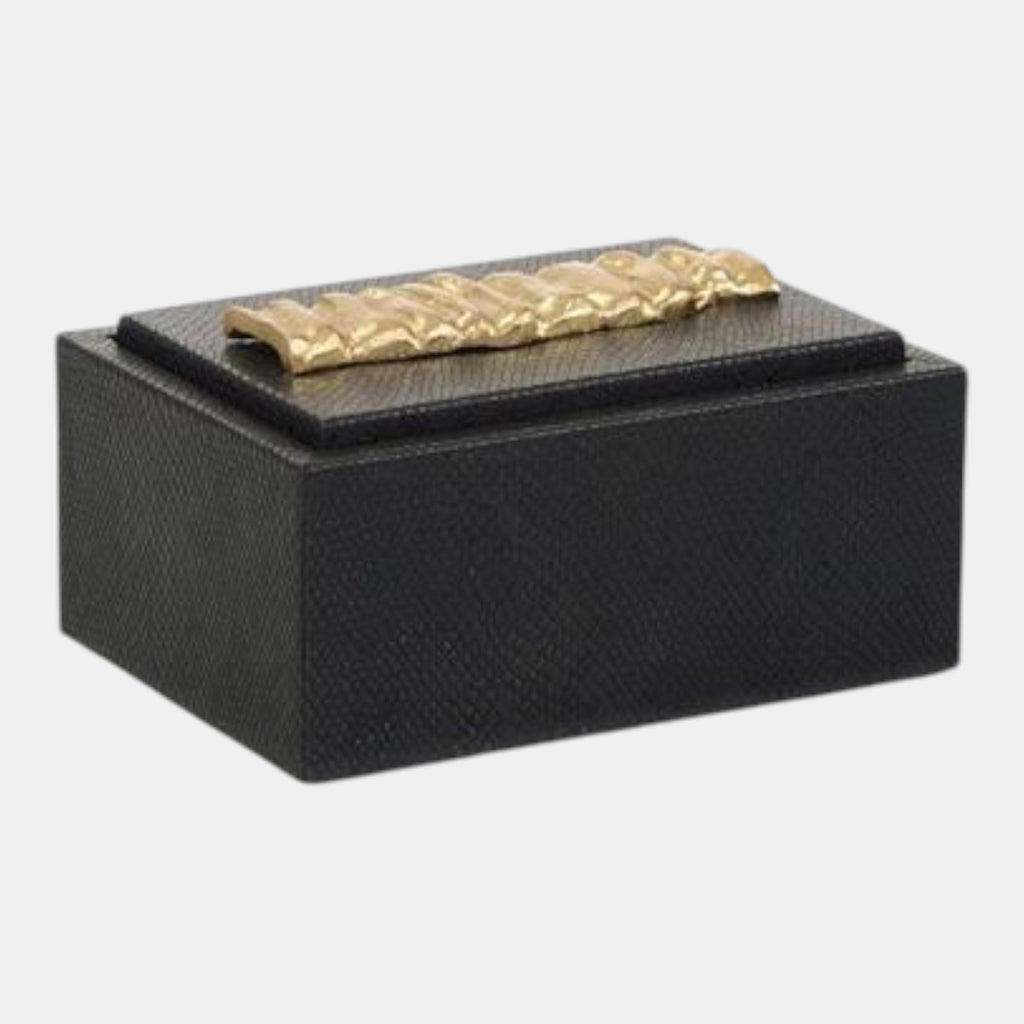 Trapz Vegan Snakeskin Box, Lg