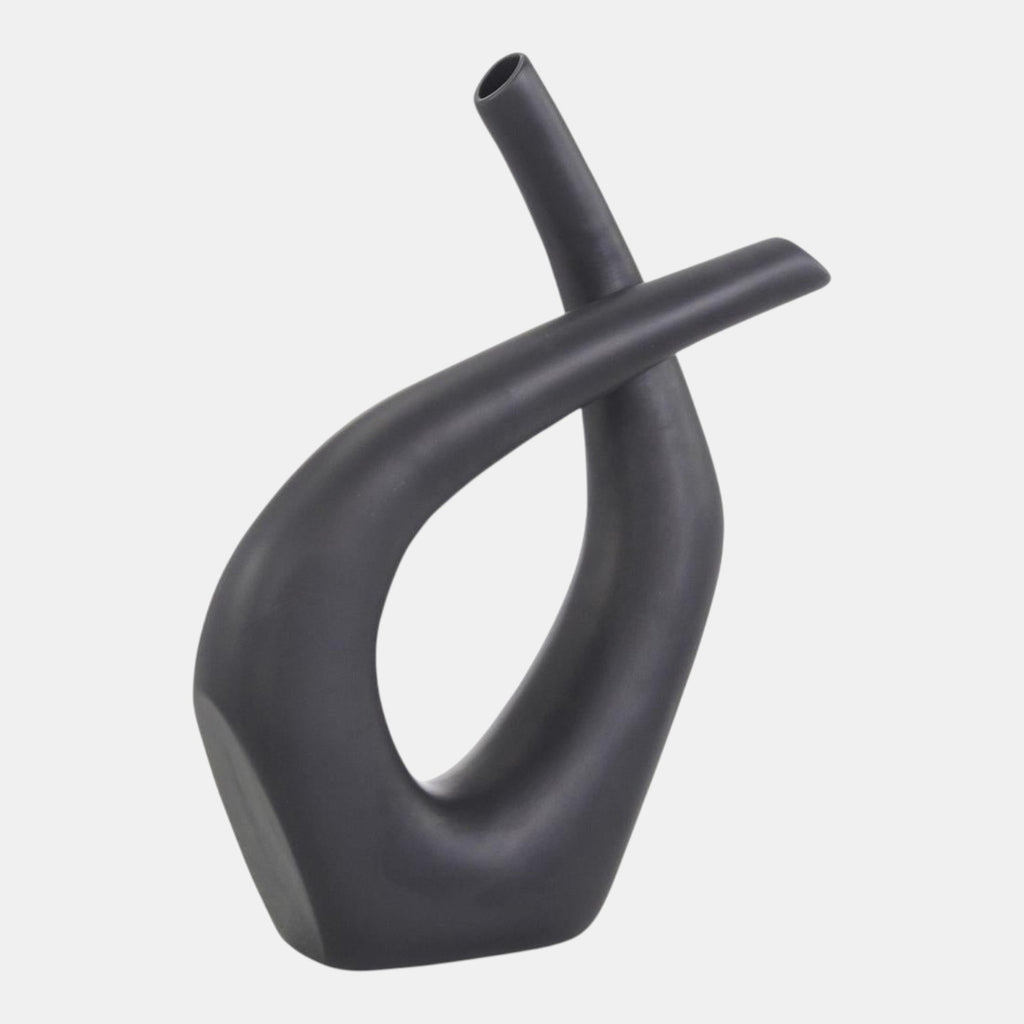 Black Tordre Vase-28"