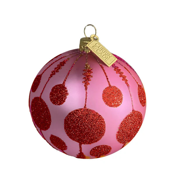 Lollipops Ornament, Soft Pink & Coral