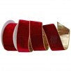 2.5" Deluxe Velvet Gold Back Ribbon