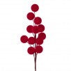 24" Flocked Berry Spray/Large