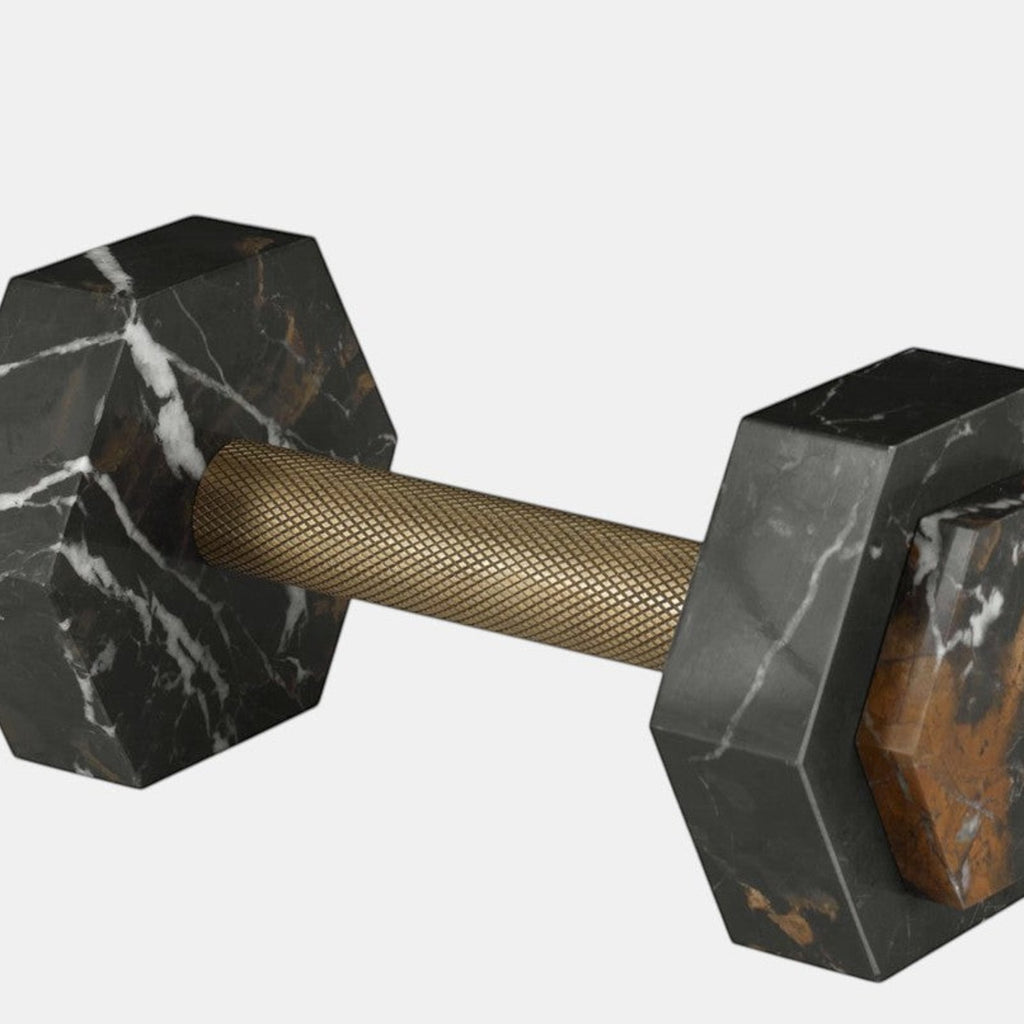 Marble Dumbbell Sculpture