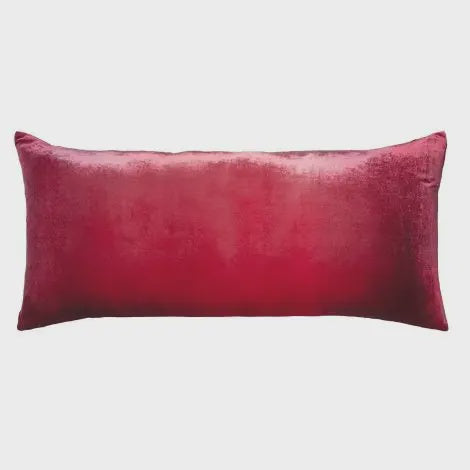 Ombre Boysenberry Velvet Pillow/16" x 36"