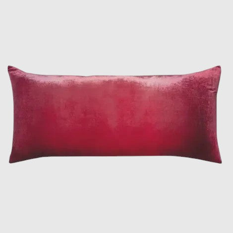 Ombre Boysenberry Velvet Pillow/16" x 36"