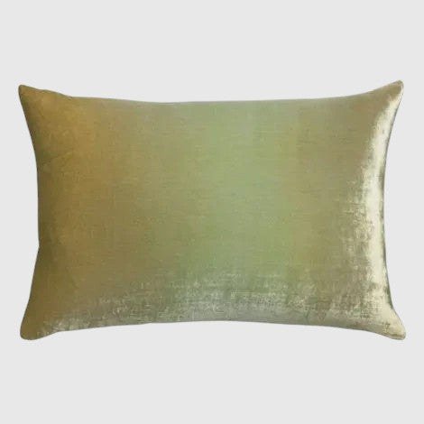 Ombre Scallion Velvet Pillow/16" x 36"