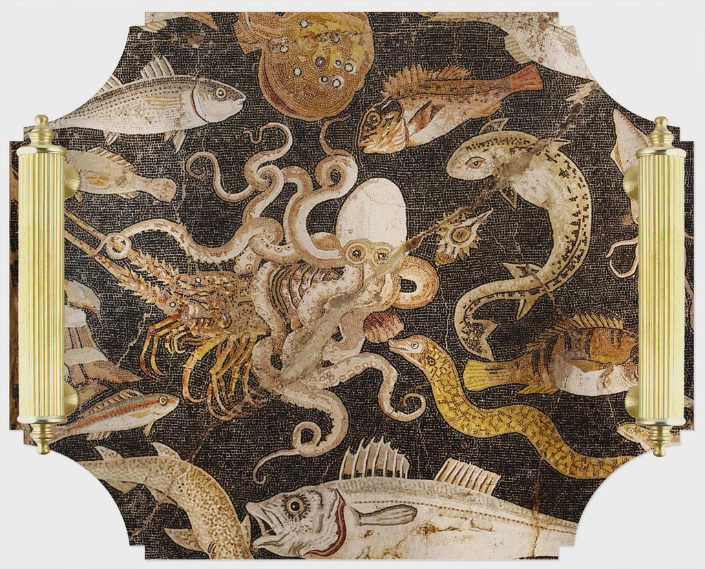 Octopus Mosaic Small Tray