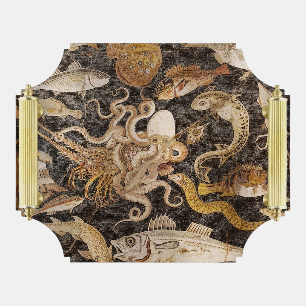 Octopus Mosaic Small Tray