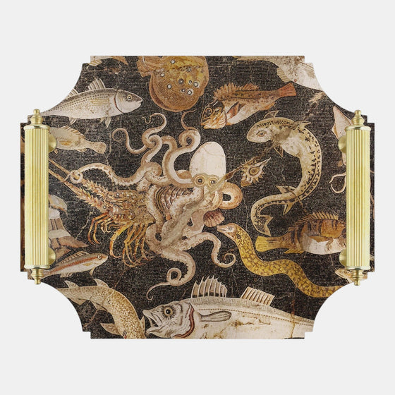 Octopus Mosaic Small Tray
