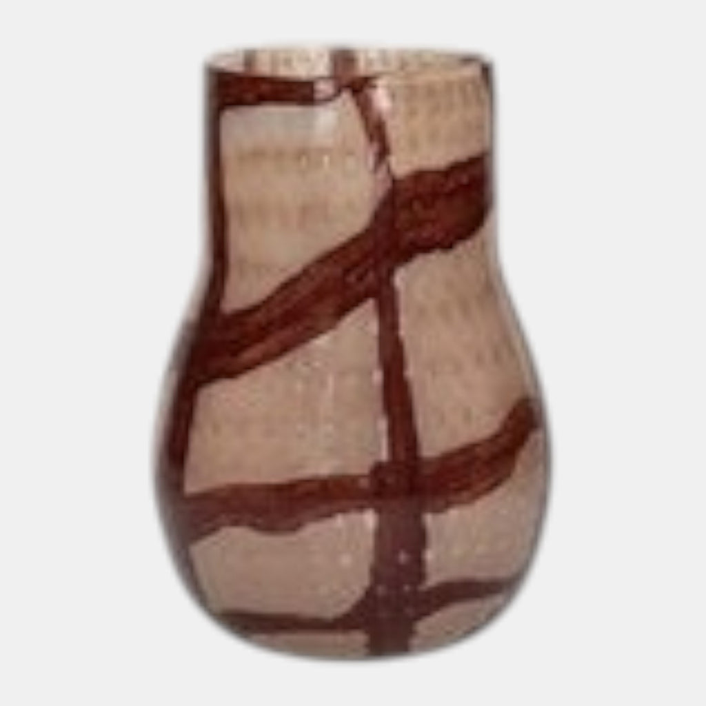 Anima Burgundy Vase/7"
