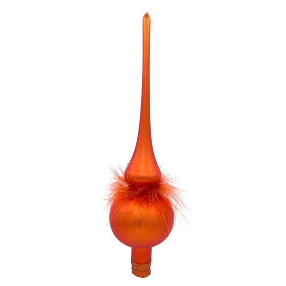 Plumes Finial Ornament, Butterscotch