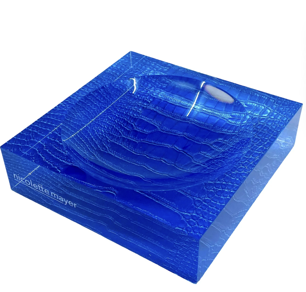 Crocodile Blue Candy Tray