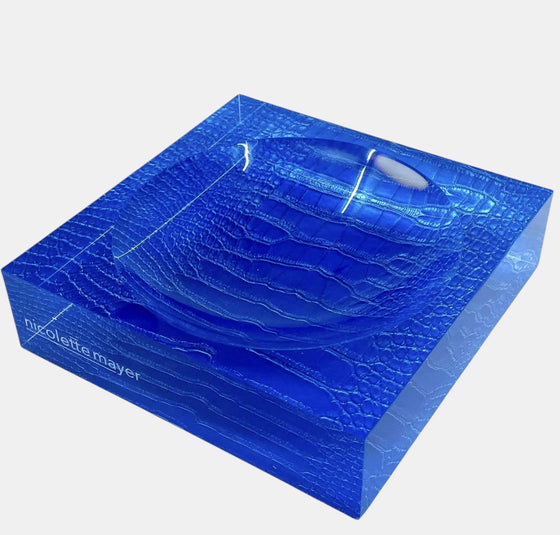 Crocodile Blue Candy Tray