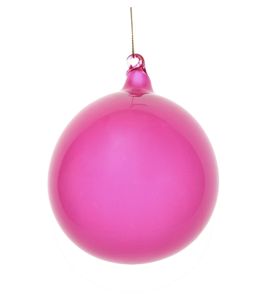 Fuschia Glitter Gum Ball/100mm