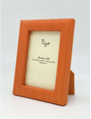 Orange Banana Silk Frame/5x7