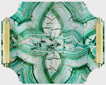 Malachite Large Tray