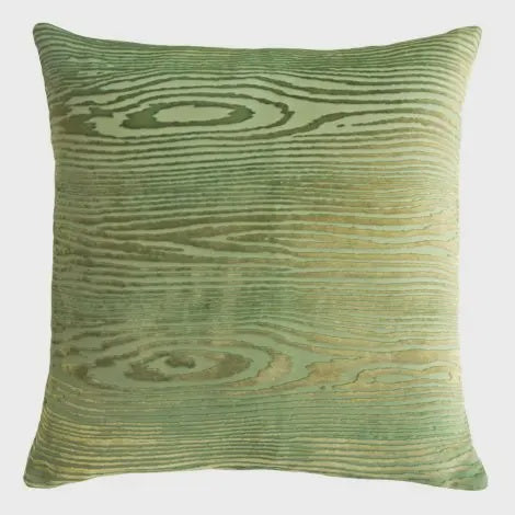 Woodgrain Grass Velvet Pillow/22"
