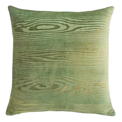 Woodgrain Grass Velvet Pillow/22"