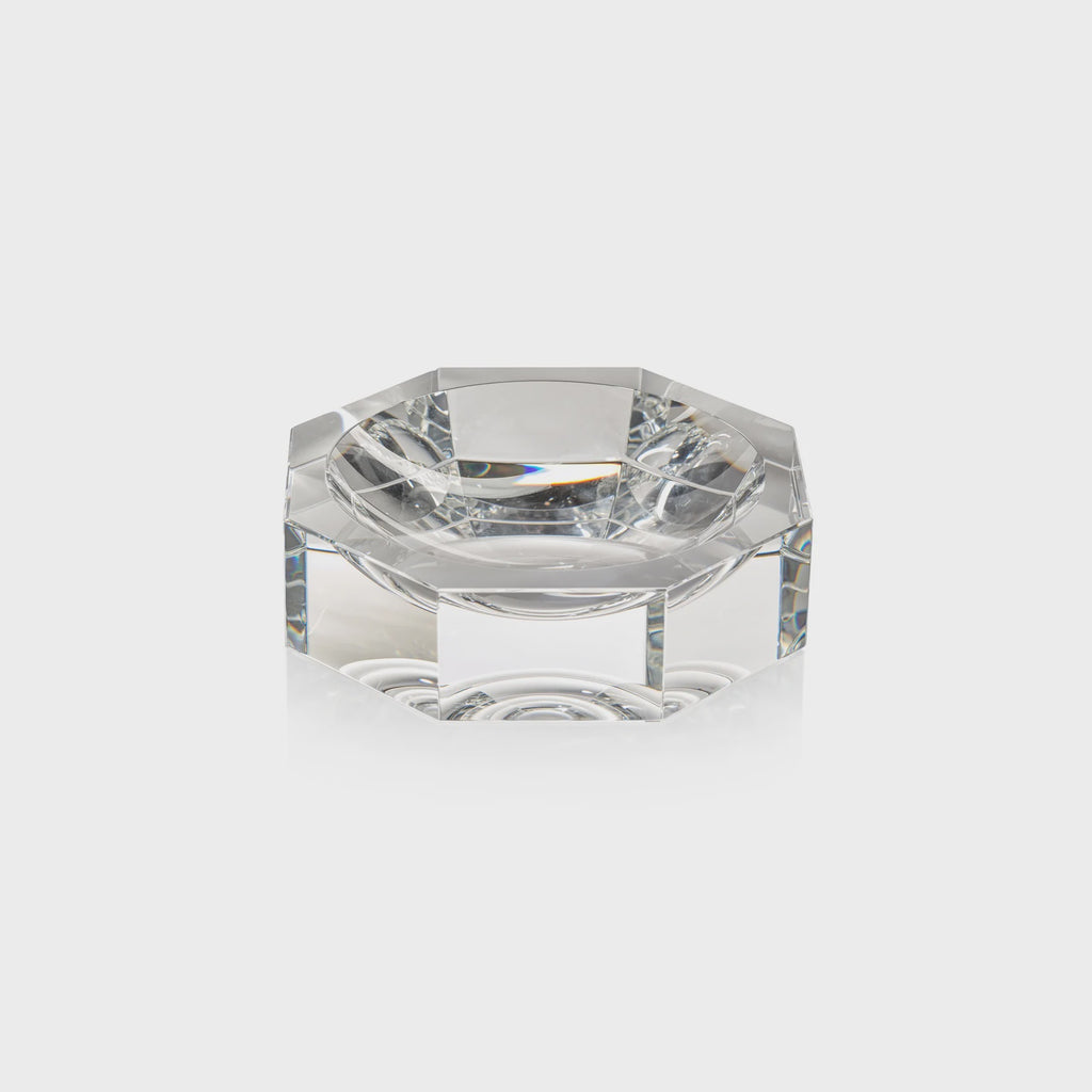 Glass Octagon Bowl/Clear