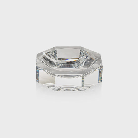 Glass Octagon Bowl/Clear