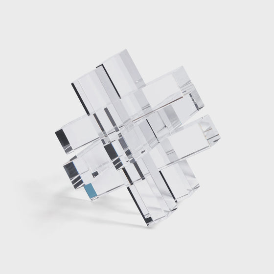 Crystal Interlocking Bookend
