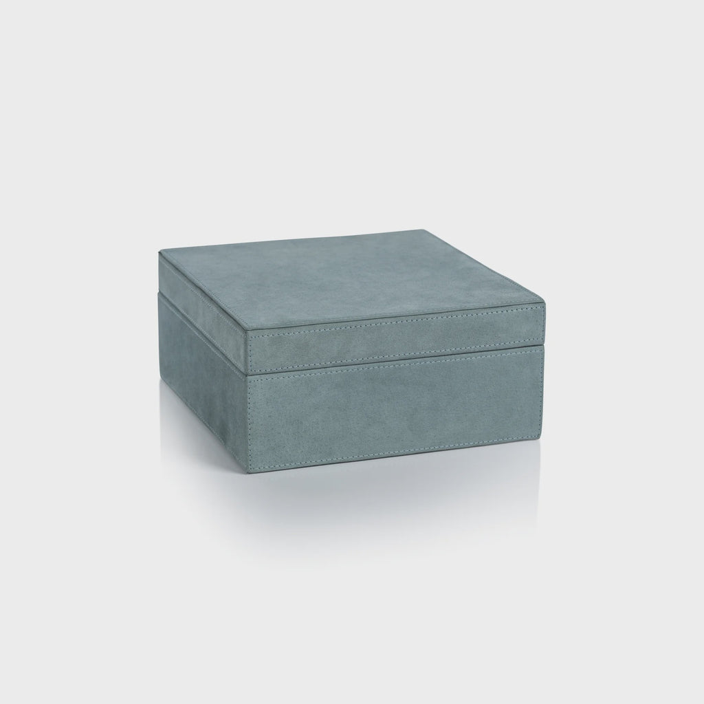 Suede Azur Blue Box/Square