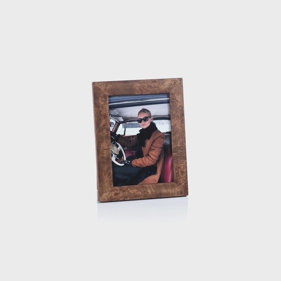 Rosso Burl Wood Frame/5x7