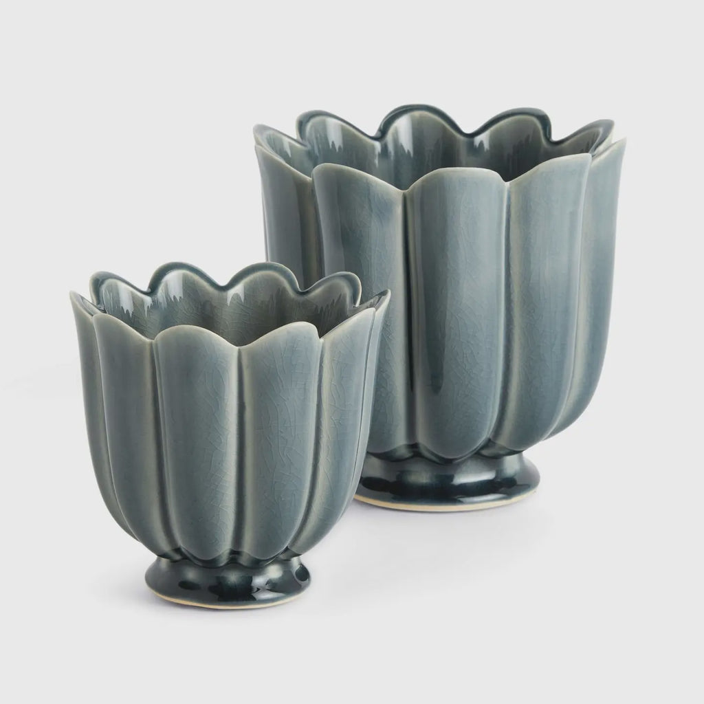 Freya Pot, Small/Blue