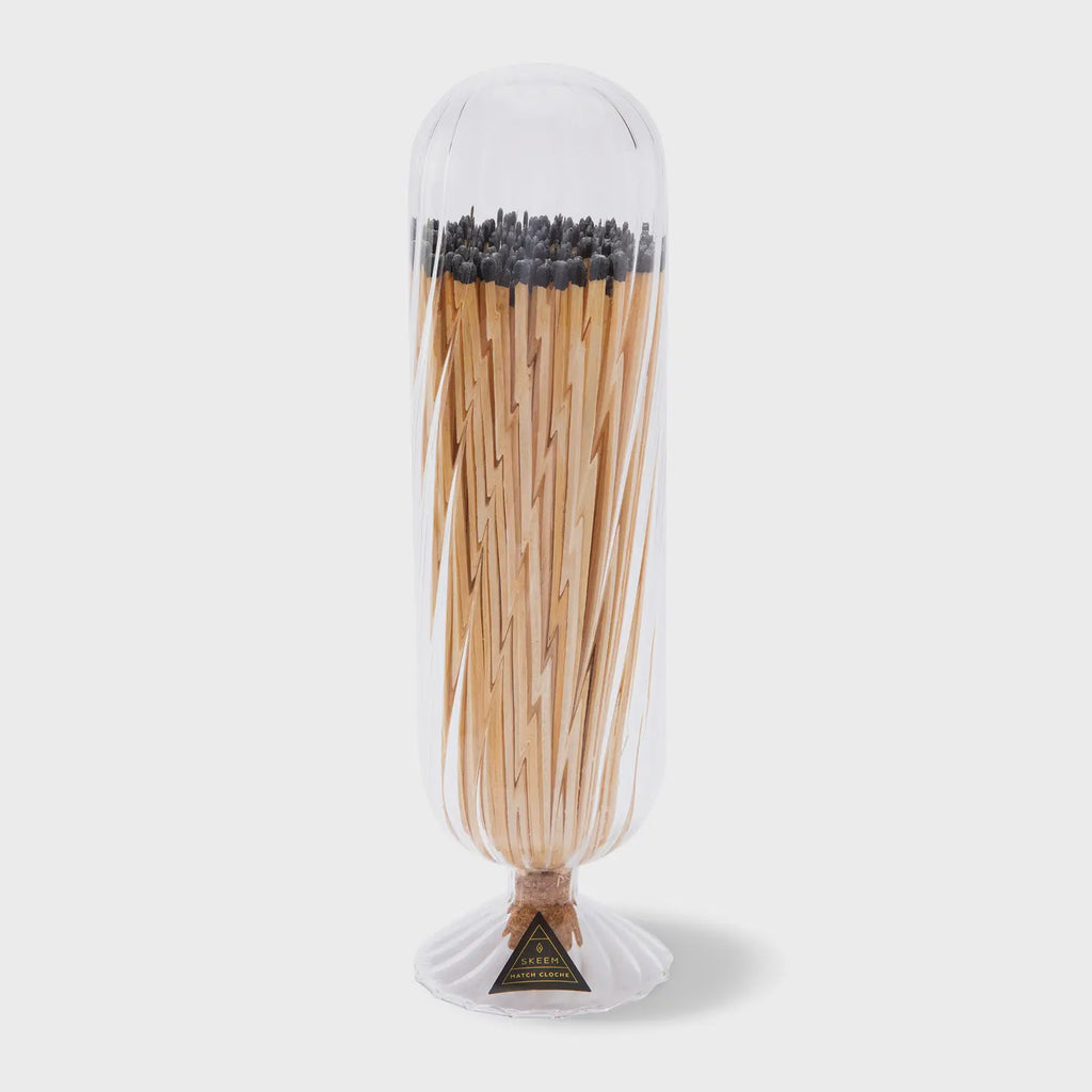 Fireplace Helix Match Cloche - Black-tip Matches