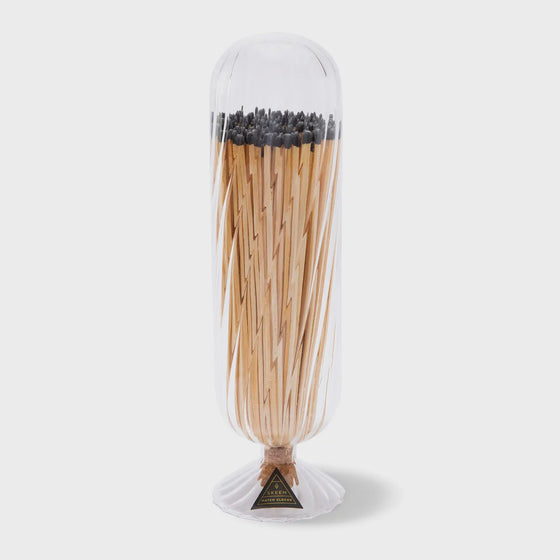 Fireplace Helix Match Cloche - Black-tip Matches