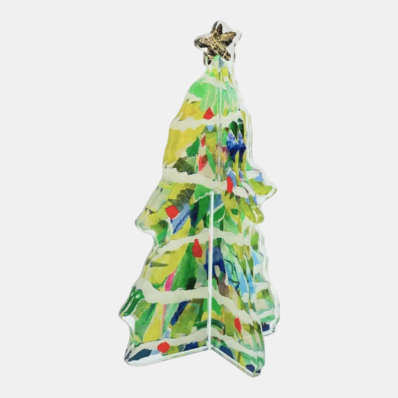 Adorned Christmas Tree/Green