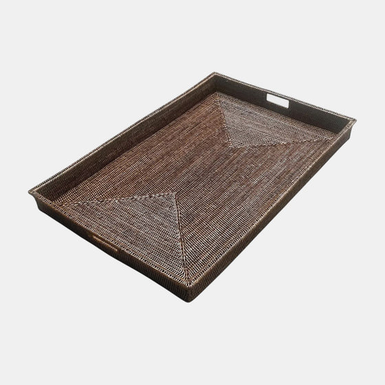 Brown Rectangular Tray/26"x19"