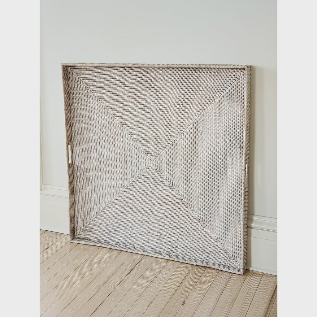 White Square Tray/Medium