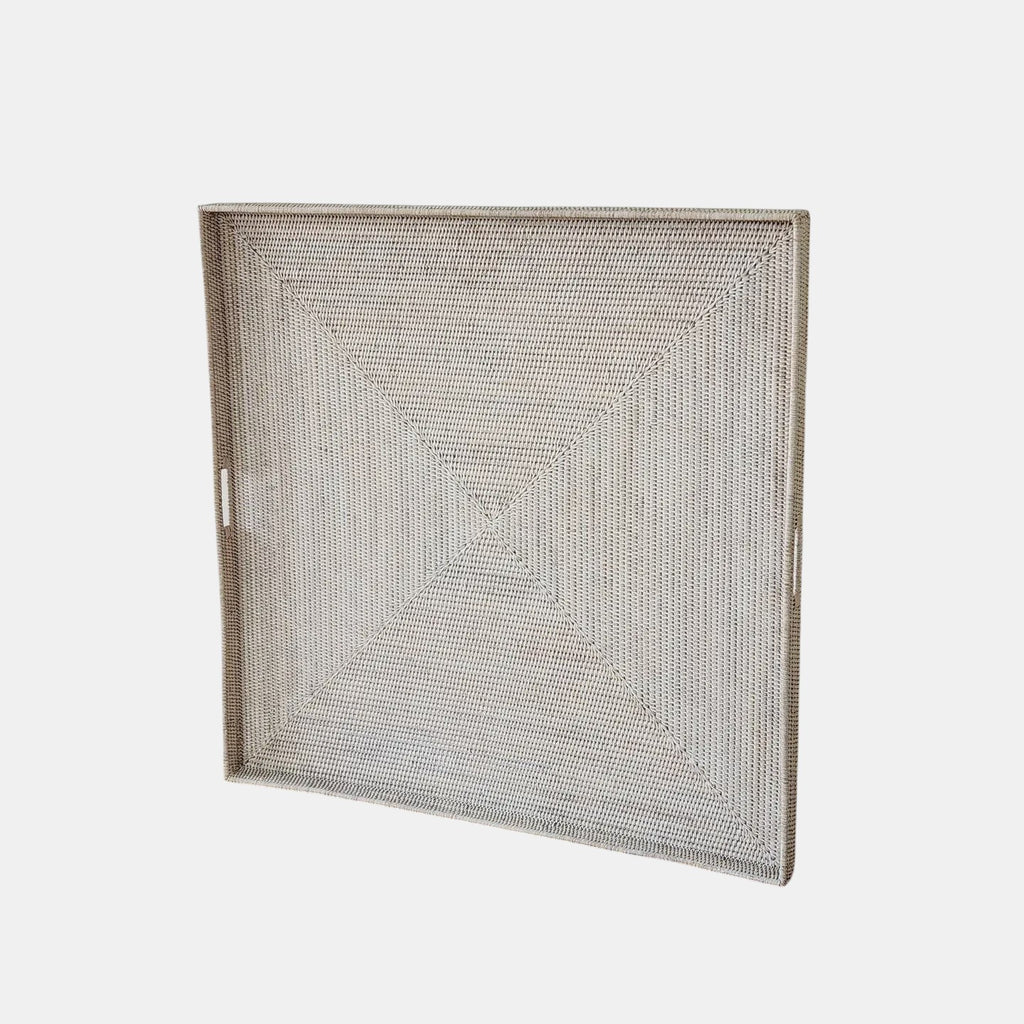 White Square Tray/Medium